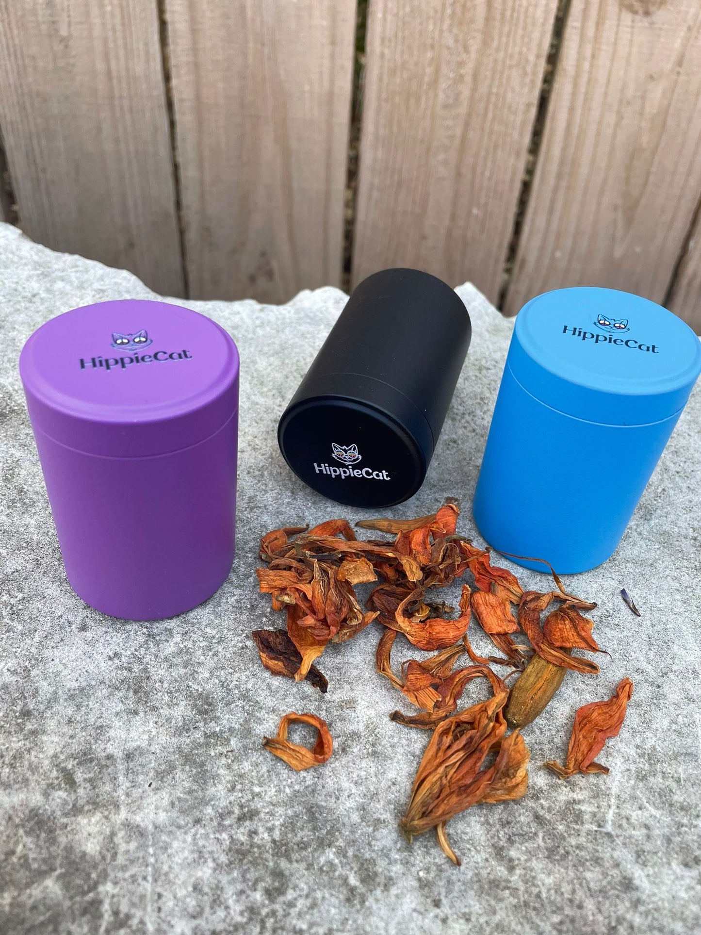 HippieCat Travel Canister - Black