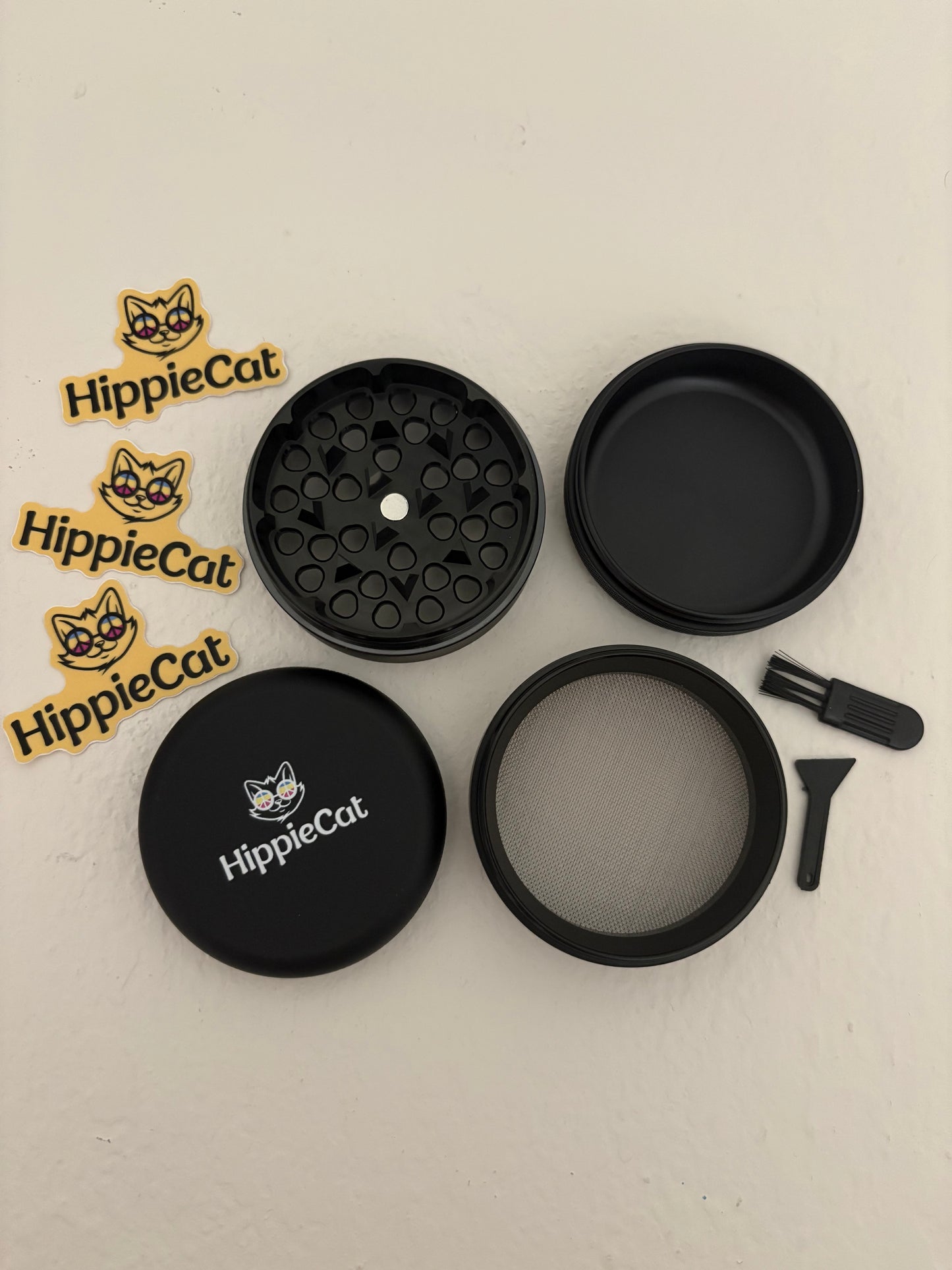 HippieCat Grinder - Black
