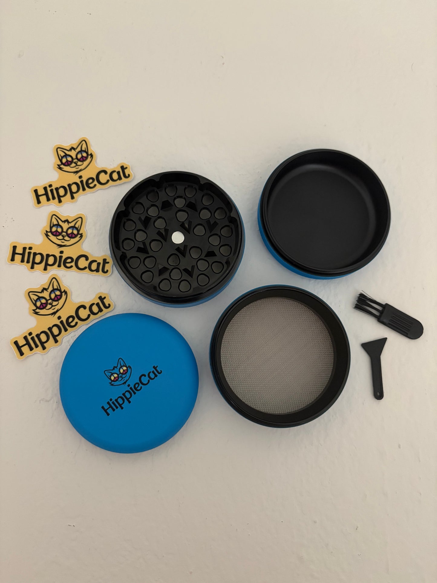 HippieCat Grinder - Blue