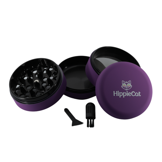 HippieCat Grinder - Purple