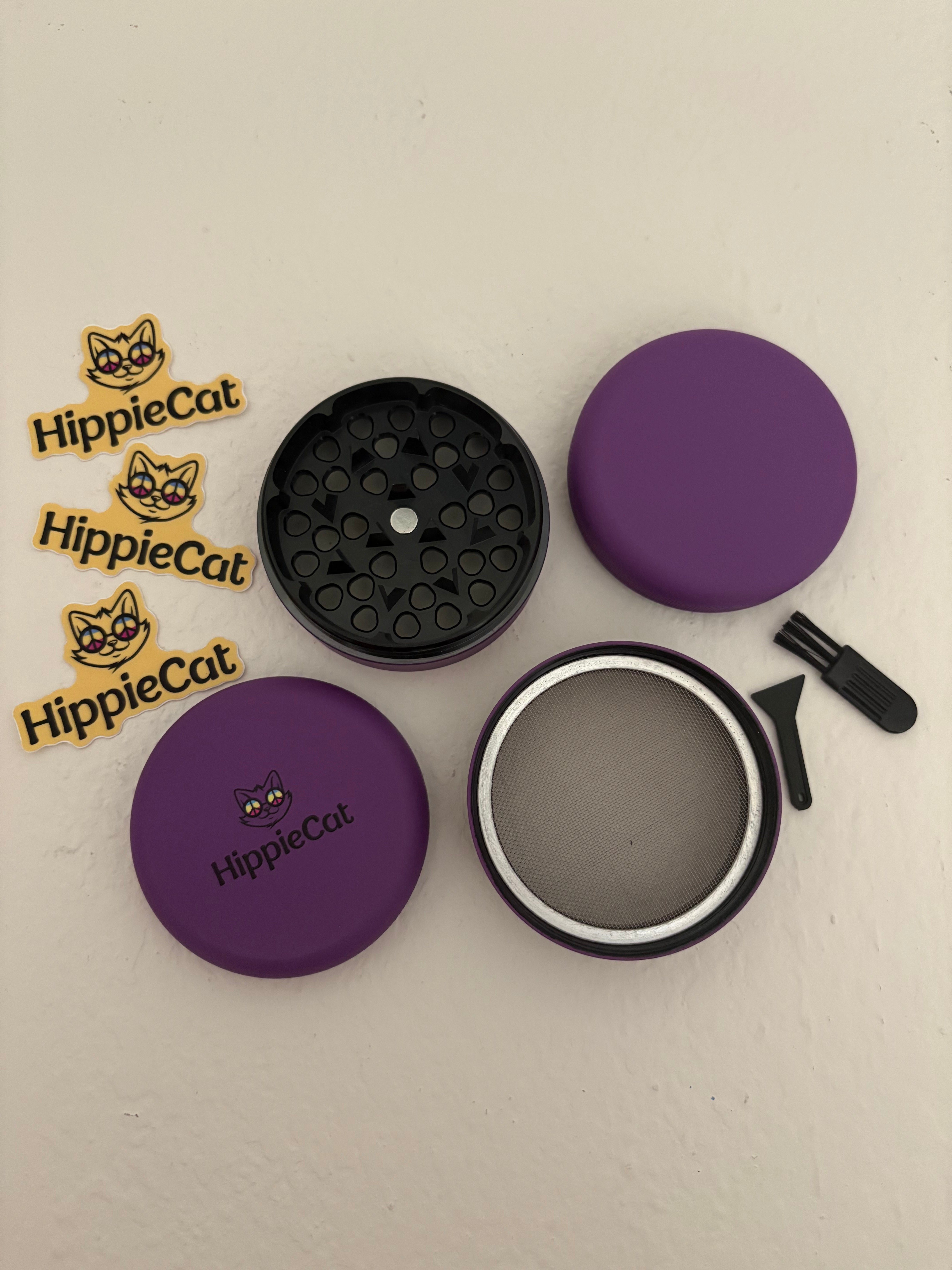 Purple HippieCat Grinder