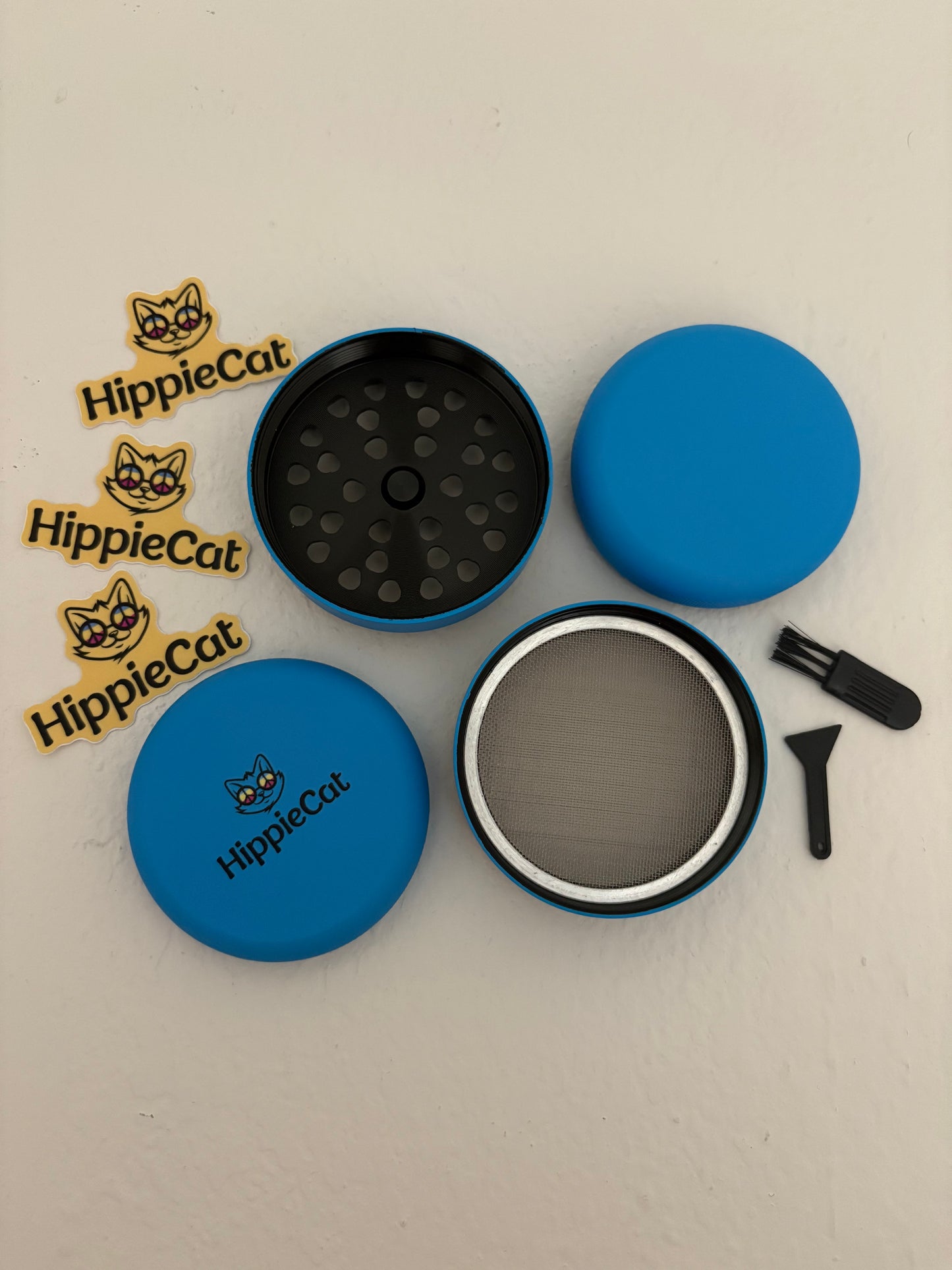 HippieCat Grinder - Blue