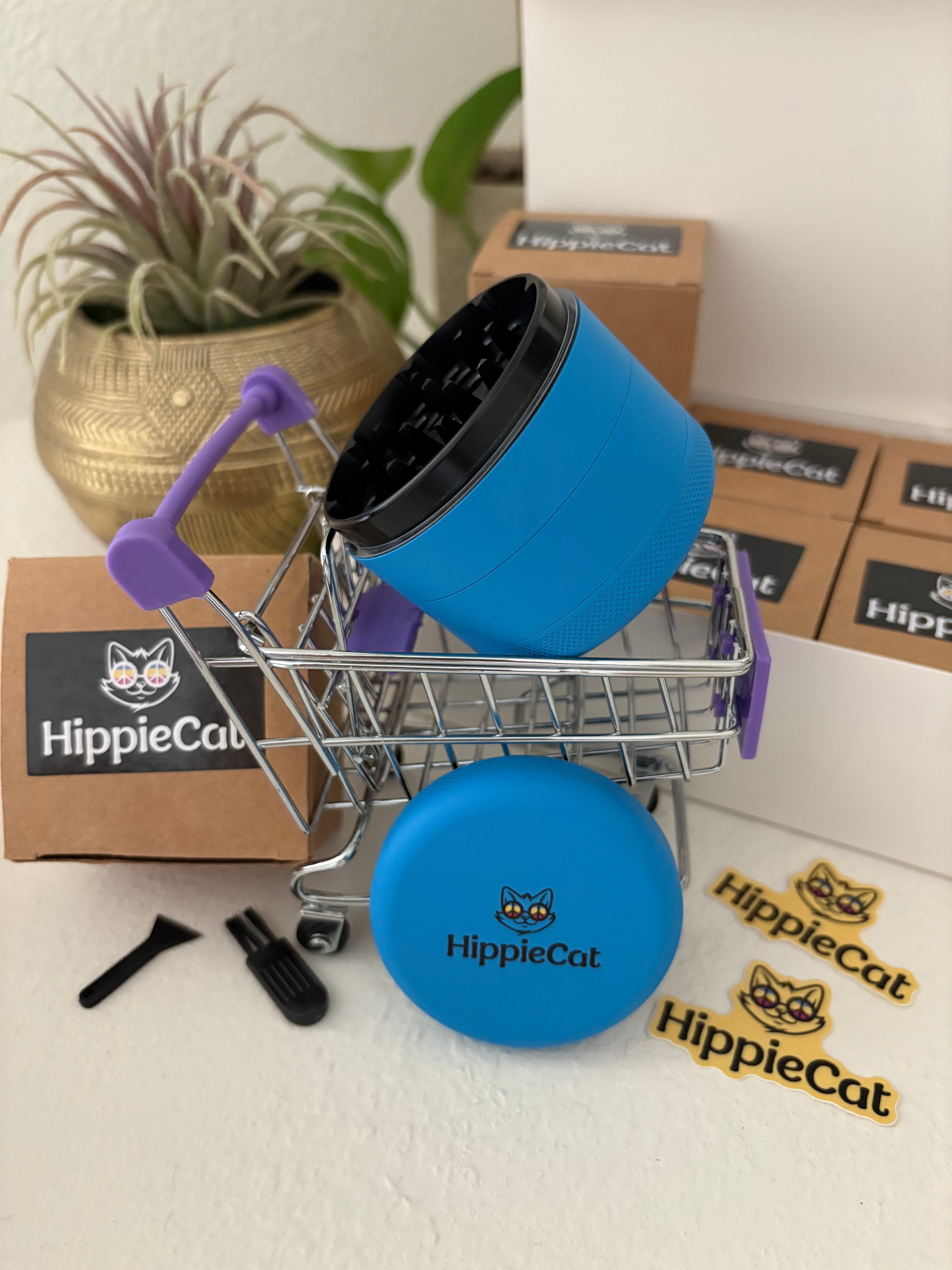 Blue HippieCat Grinder Blue HippieCat Grinder
