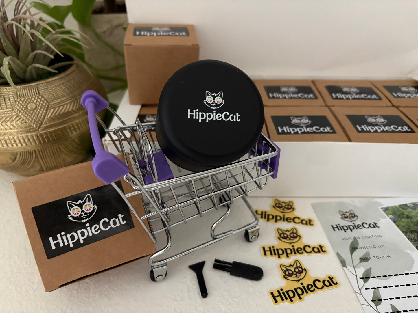 HippieCat Grinder - Black